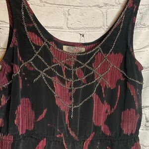 Ecote Black and Pink Dress sz small